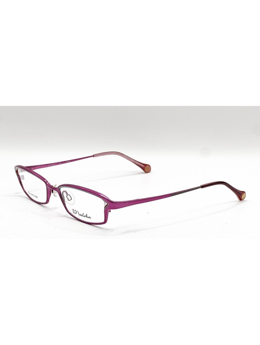 Nodoka ND10123 PK Pink Square Authentic Eyeglass Frames 50-17
